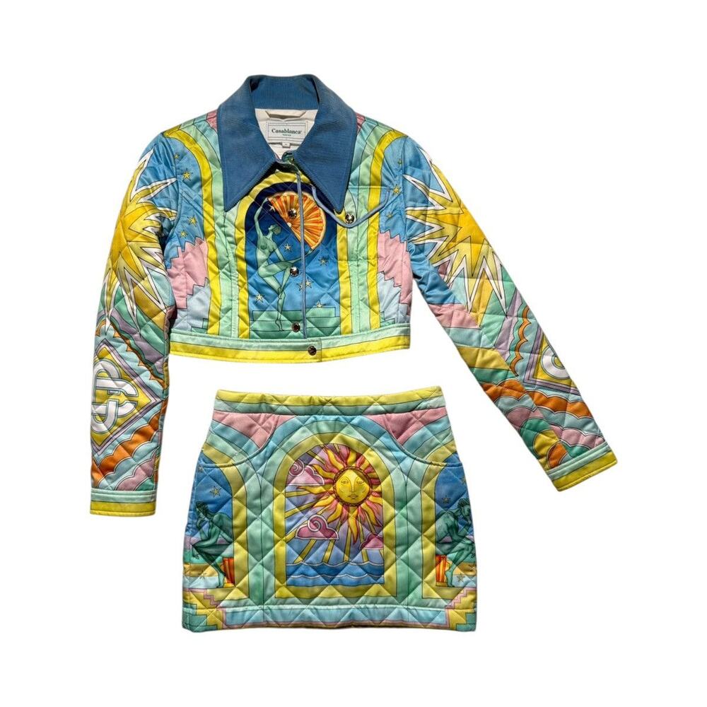 Art deco quilted set - Picture 1 of 6